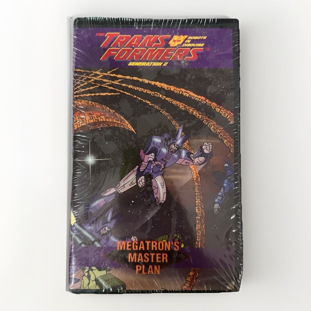 Vintage Transformers Generation 2 Megatrons Master Plan VHS 98 Peter Cullen Rare